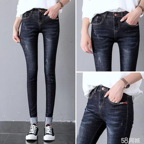 批發(fā)牛仔褲貨源工廠供應(yīng)淘寶訂單爆款女裝牛仔褲 - 丹江口服裝/鞋帽